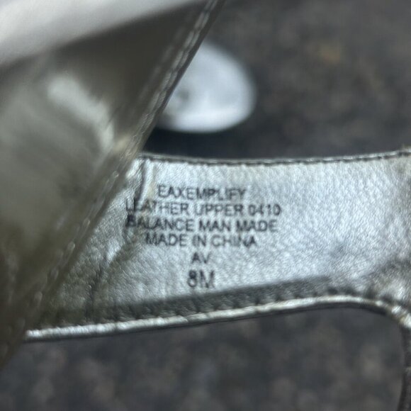 Enzo Angliolini Xemplify Gold Leather Floral Sandals Size 8 - Picture 3 of 7